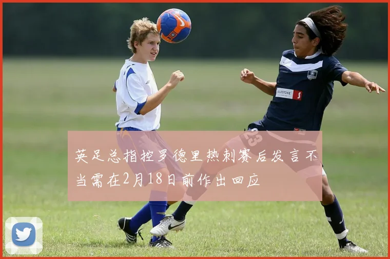 英足总指控罗德里热刺赛后发言不当需在2月18日前作出回应